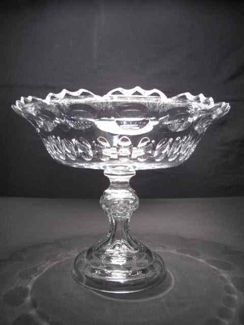 Appraisal: William Yeoward cut crystal compote Signed ''William Yeoward'' on base