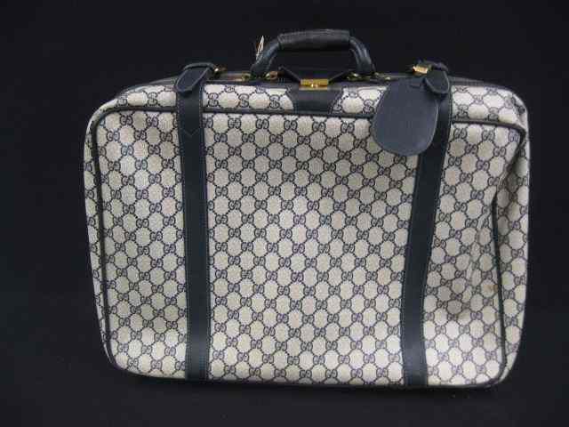 Appraisal: Gucci Italian Handmade Suitcase '' x '' x ''