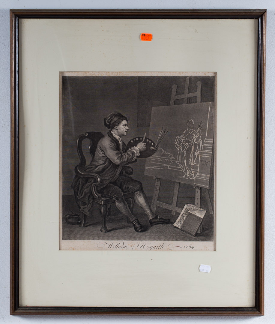 Appraisal: Vintage framed Hogarth print