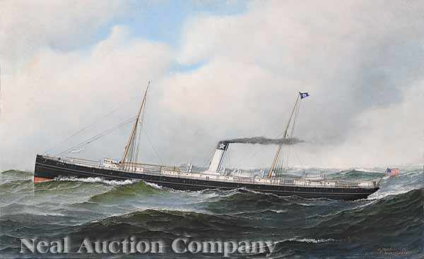 Appraisal: Antonio Nicolo Gasparo Jacobsen American New Jersey - Steamship El