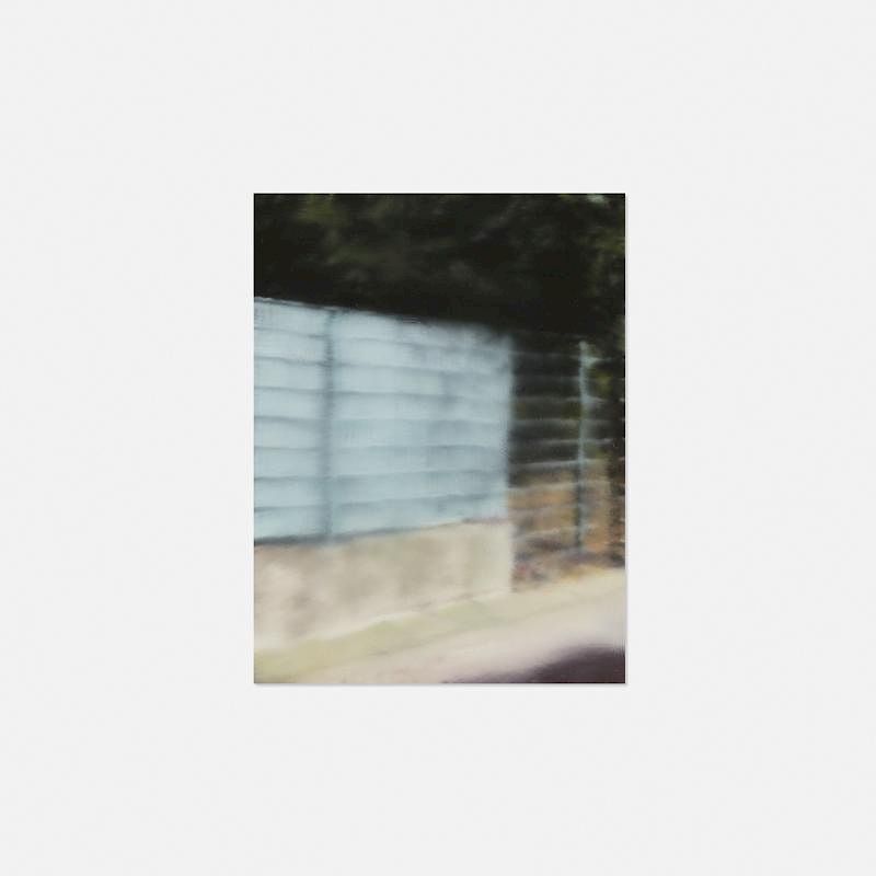 Appraisal: Gerhard Richter Fence P Gerhard Richter Fence P Diasec print