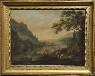 Appraisal: th C Oil on Canvas Landscape th C European School