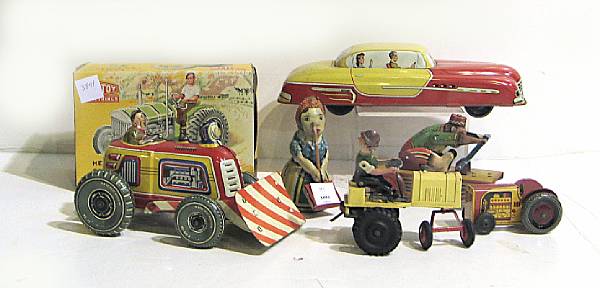 Appraisal: British Clockwork toys Collection of various toys from the s