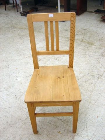 Appraisal: PINE CHAIR