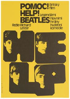 Appraisal: Beatles Two Czech Film Festival Posters Beatles Two Czech Film