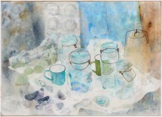 Appraisal: RUTH COBB WATERCOLOR ON PAPER RUTH COBB WATERCOLOR ON PAPER