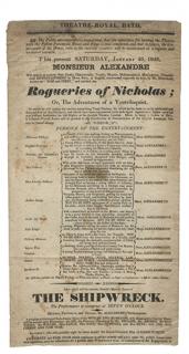 Appraisal: Monsieur Alexandre Broadside Alexandre Monsieur Monsieur Alexandre Broadside Bath England