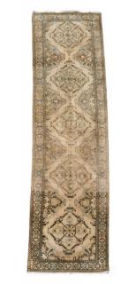 Appraisal: Hand Woven Tabriz Runner ' x ' Wool Iran Five