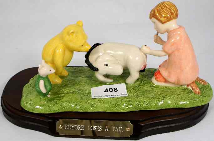 Appraisal: Royal Doulton Winnie the Pooh Tableau Eeyore loses a Tail