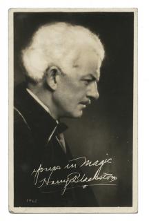 Appraisal: Blackstone Harry Henry Boughton Real Photo Postcard Signed by Blackstone