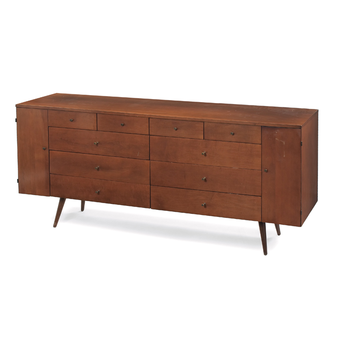 Appraisal: Paul McCobb Planner Group cabinet by Winchendon ten drawers small