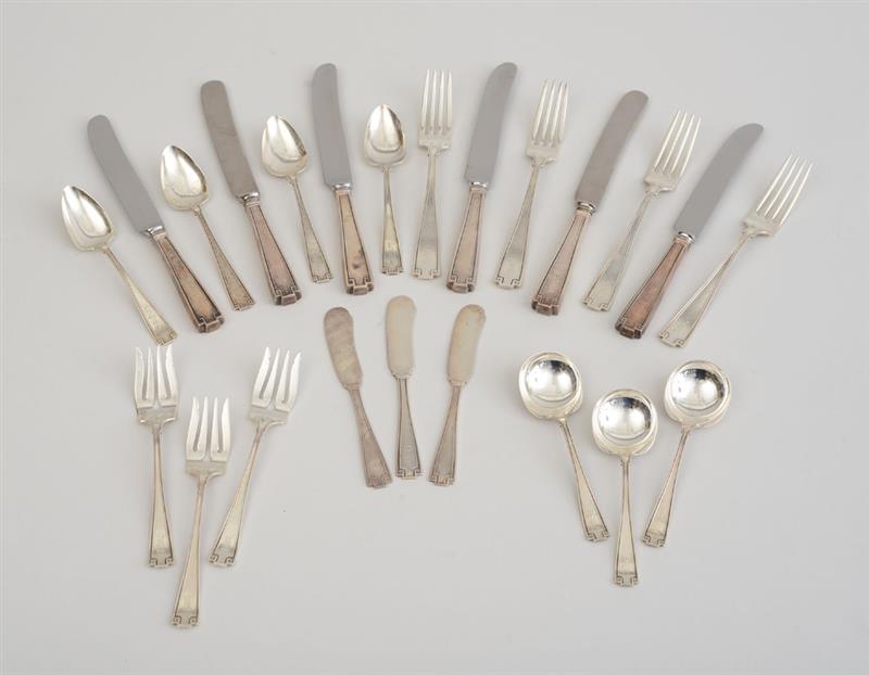 Appraisal: GORHAM MONOGRAMMED SILVER ONE HUNDRED TWENTY-PIECE LUNCH SERVICE IN THE