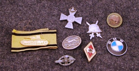 Appraisal: Lot consists of German medals pins and various metal insignia