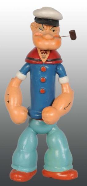 Appraisal: Composition Ideal Jointed Popeye Figure Description American Marked Popeye King