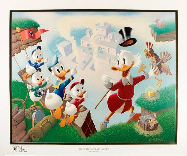 Appraisal: Carl Barks Another Rainbow Gold Plate Artist Proof AP- to