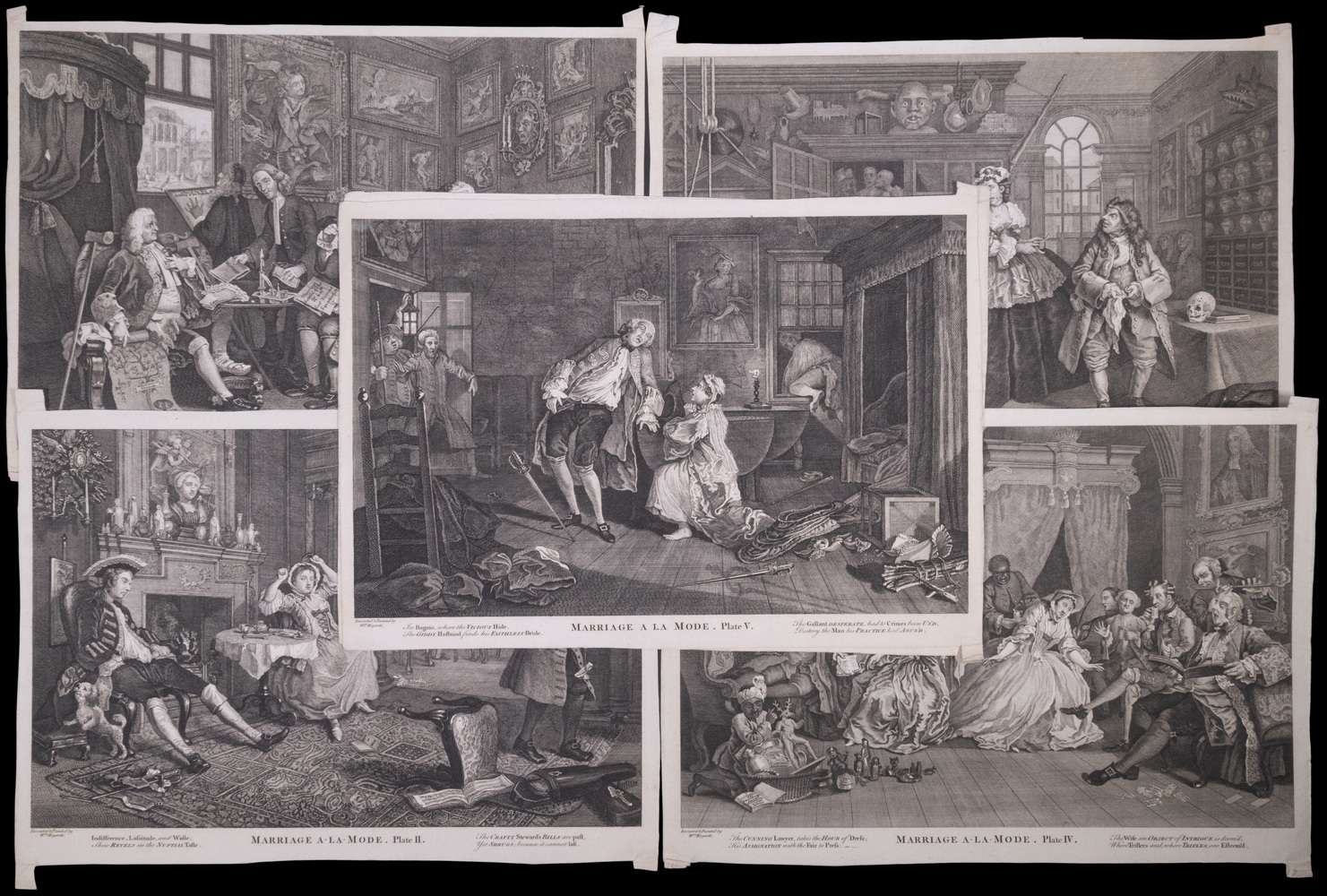 Appraisal: WILLIAM HOGARTH UK - Complete set of full page plates