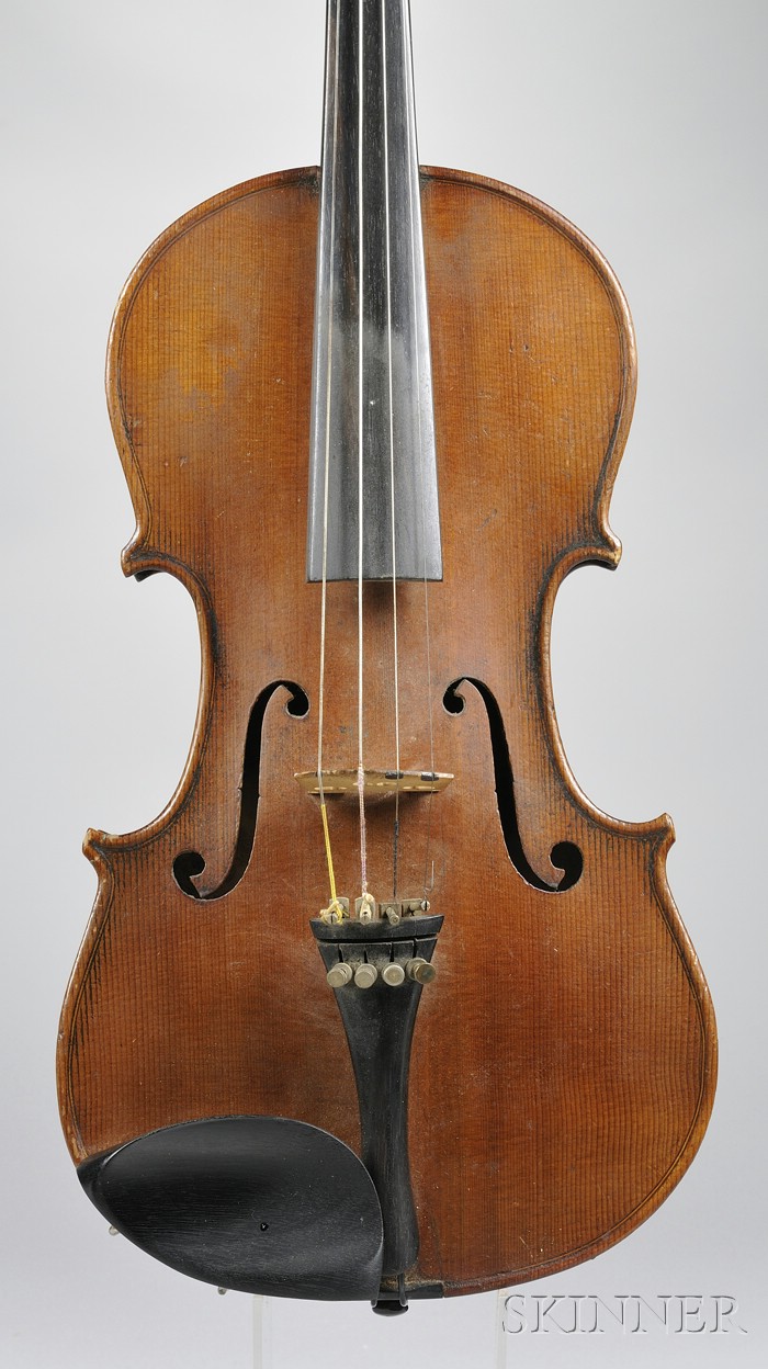 Appraisal: German Violin c unlabeled length of back mm with case