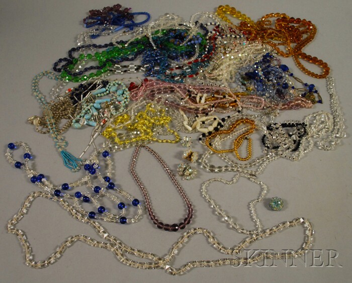 Appraisal: Large Group of Costume Beaded Necklaces