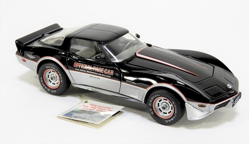 Appraisal: Franklin Mint Corvette Indy Pace Car United States Contemporary scale