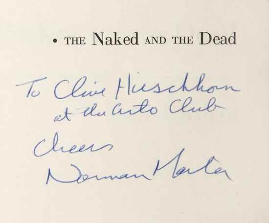 Appraisal: Mailer Norman The Naked and the Dead first edition first