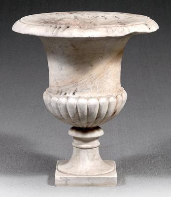 Appraisal: Marble urn campana style probably th century - x in