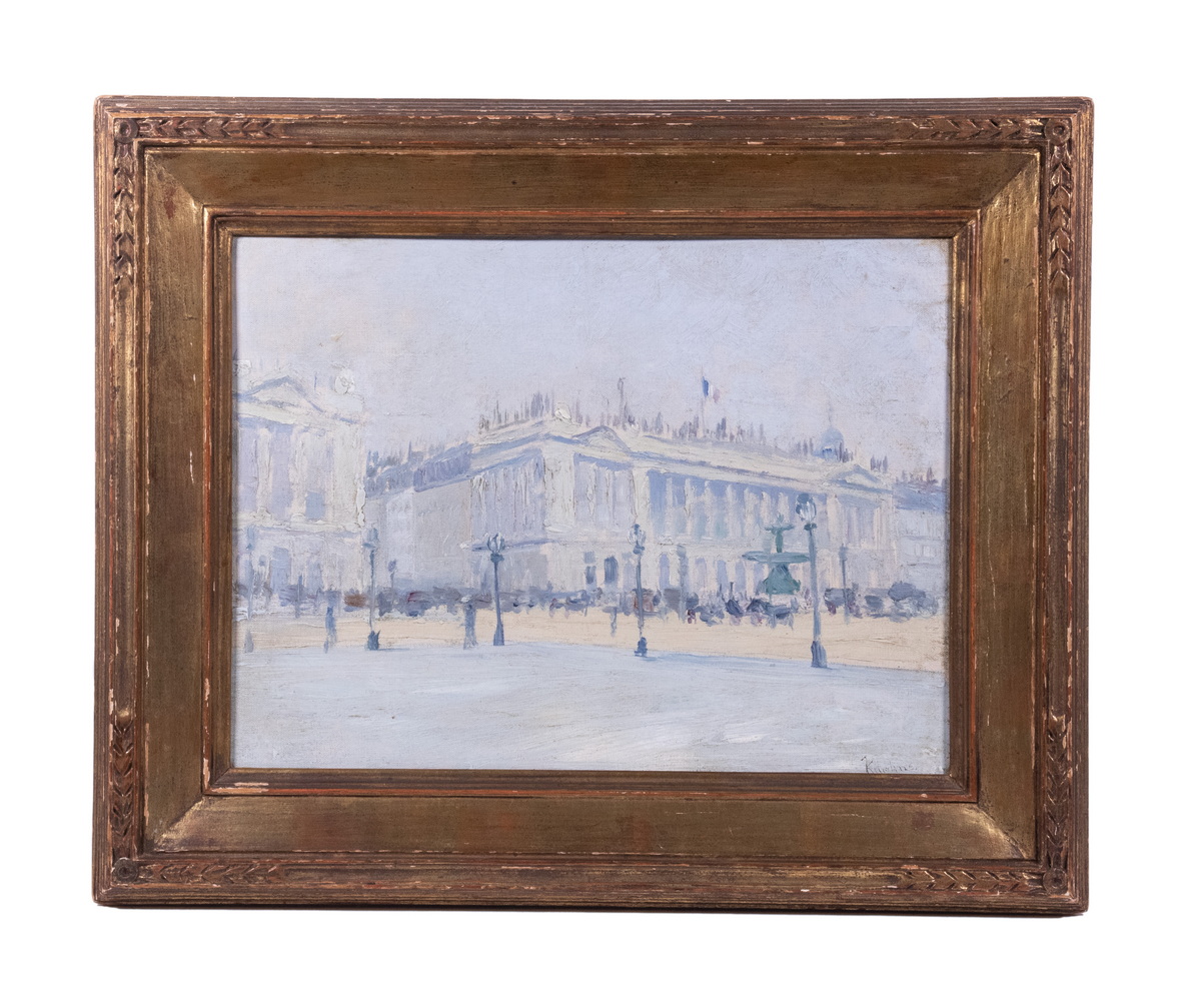 Appraisal: MAX KUEHNE NY GERMANY - Place de la Concorde Paris