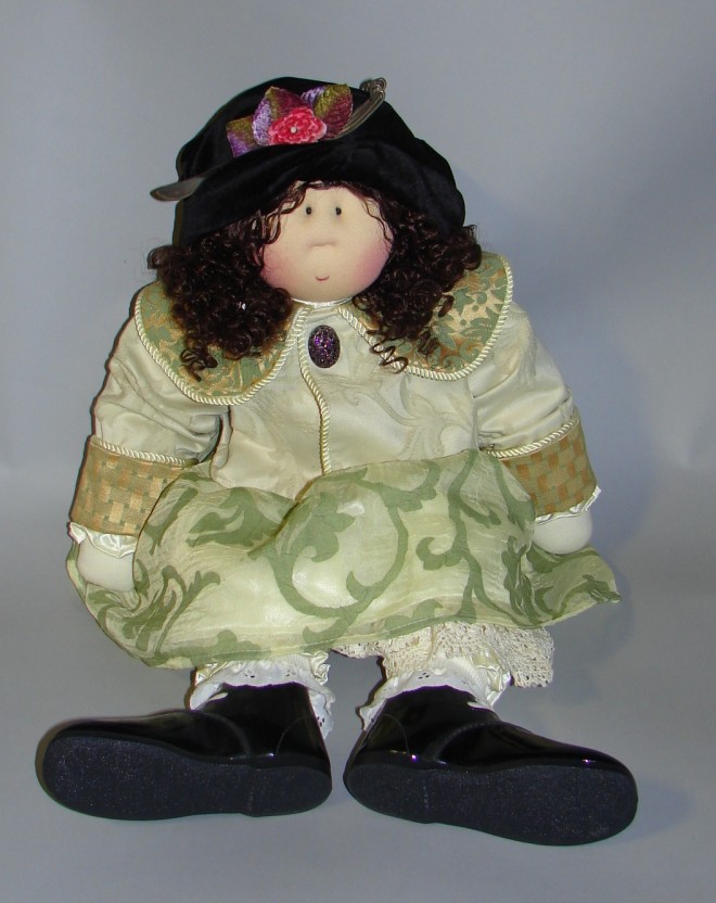 Appraisal: Little Souls Desiree created by Gretchen Wilson Cloth doll with