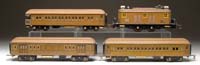 Appraisal: AMERICAN FLYER STANDARD GAUGE BROWN LITHO PRESIDENT SPECIAL SET American