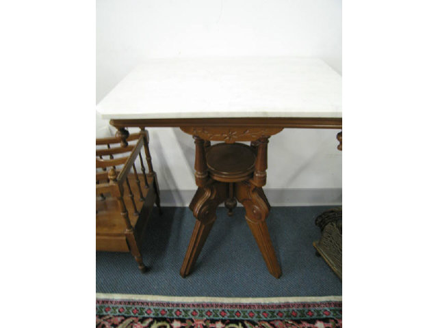 Appraisal: Victorian Marble Top Table rectangular