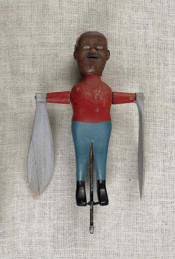 Appraisal: Stephen W Polaha American - carved and painted pine whirligig