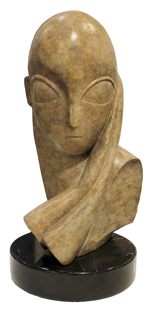 Appraisal: Mike Bidlo Untitled Not Brancusi Bronze with light brown patina