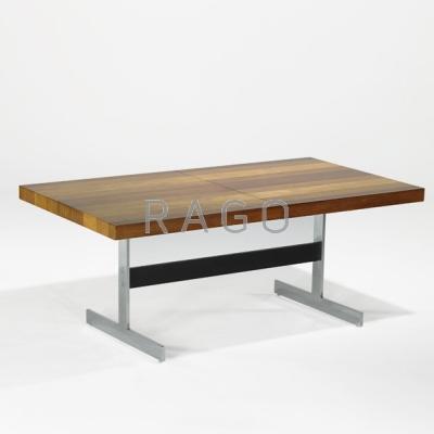 Appraisal: MILO BAUGHMAN THAYER COGGIN Dining table High Point NC s