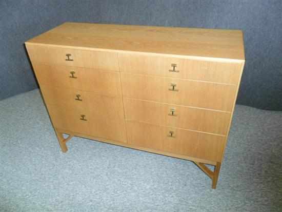 Appraisal: BORGE MOGENSEN - A DANISH OAK CHEST OF DRAWERS with