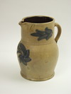 Appraisal: BATTER PITCHER - Stoneware batter pitcher with applied handle and