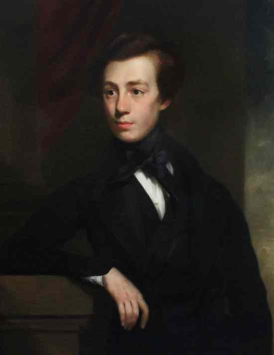 Appraisal: Attributed to Sir Francis Grant - oil on canvas Portrait