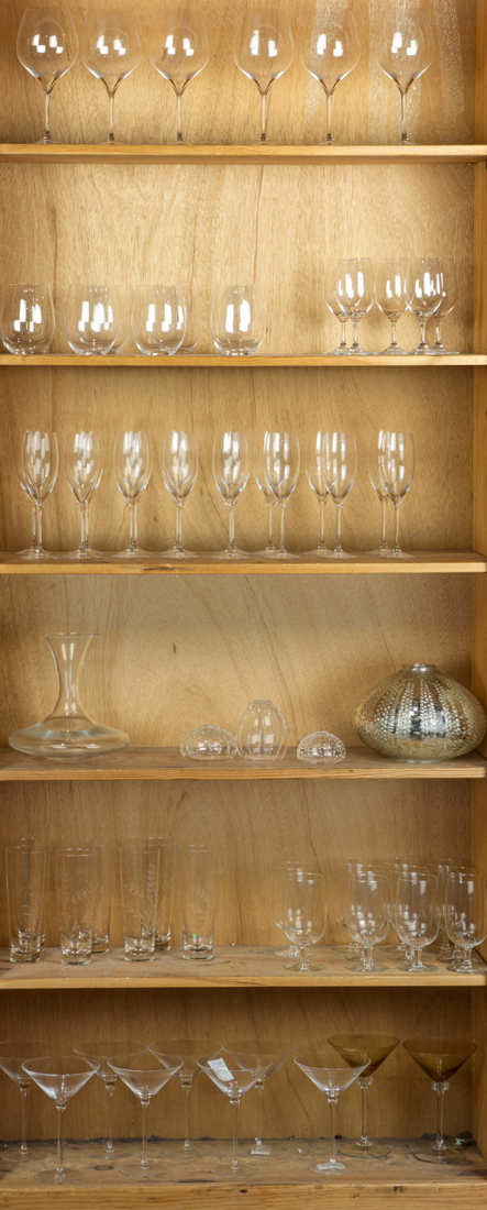 Appraisal: PARTIAL SUITE OF REIDEL GLASS STEMWARE Partial suite of Reidel