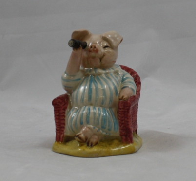 Appraisal: Royal Albert Beatrix Potter figure Little Pig Robinson Spying BP