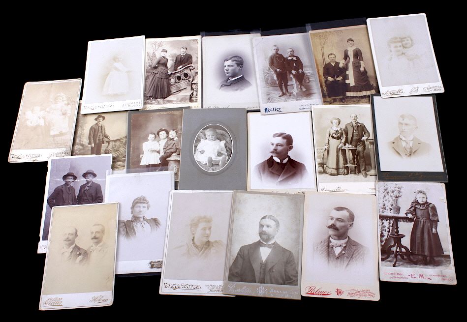 Appraisal: Antique Montana Cabinet Cards This is a set of Montana