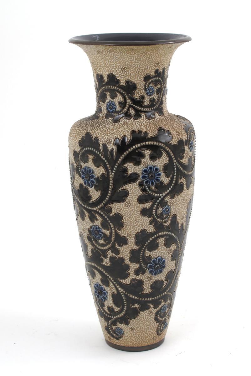 Appraisal: A Doulton Lambeth stoneware vase by George Tinworth