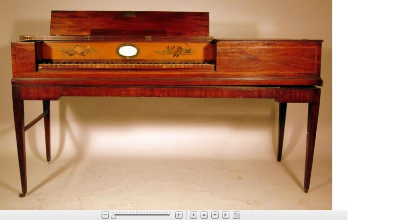 Appraisal: Late George III mahogany square pianolongman broderip london early th