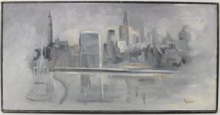 Appraisal: Emma T Meehan New York Skyline O M Emma T