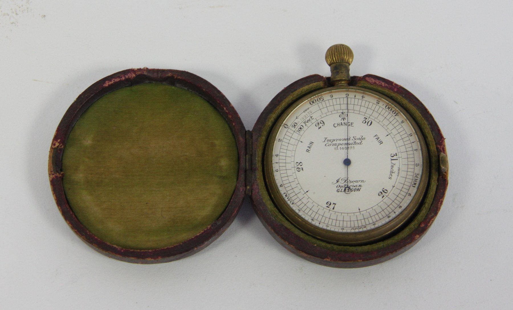 Appraisal: An improved compensated pocket barometer by J Brown Glasgow and