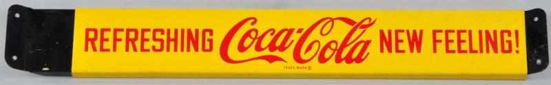 Appraisal: - s Metal Coca-Cola Door Bar Description Adjustable Clean with