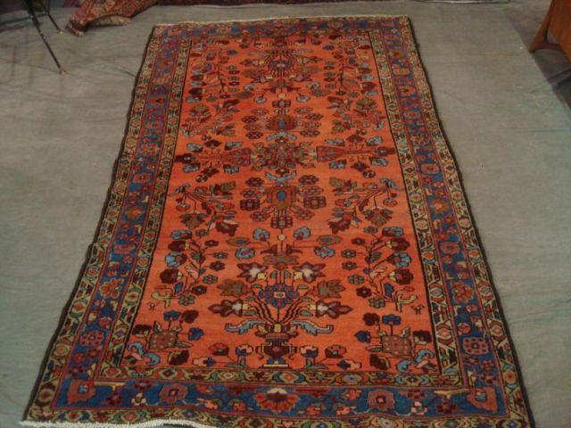 Appraisal: Handmade Sarouk Style Openfield Carpet From a Rye home Dimensions