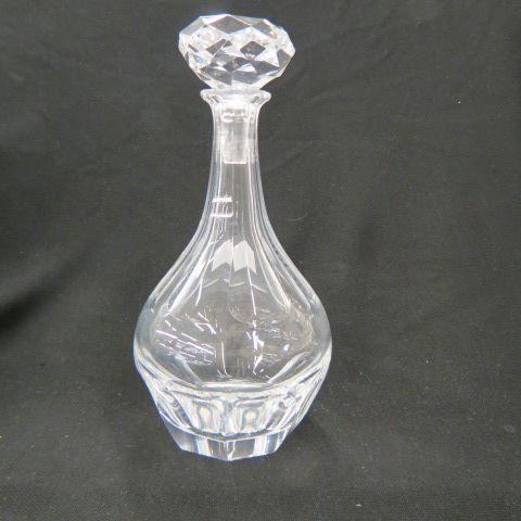 Appraisal: Kosta Swedish Crystal Decanter panel cut