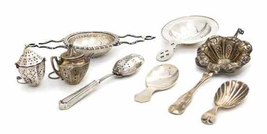 Appraisal: A Collection of American Sterling Silver Tea Articles comprising a