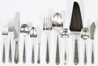 Appraisal: TOWLE OLD MASTER STERLING FLATWARE PIECES Includes knives L luncheon