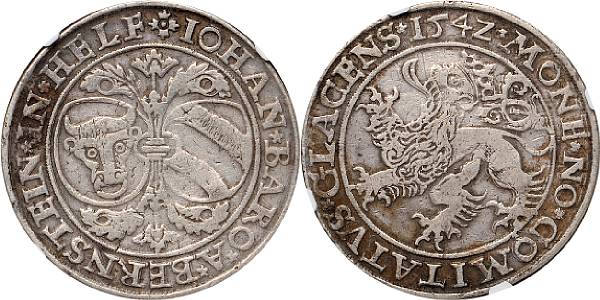 Appraisal: Austria Taler VF NGC D- Glatz Johann von Pernstein -