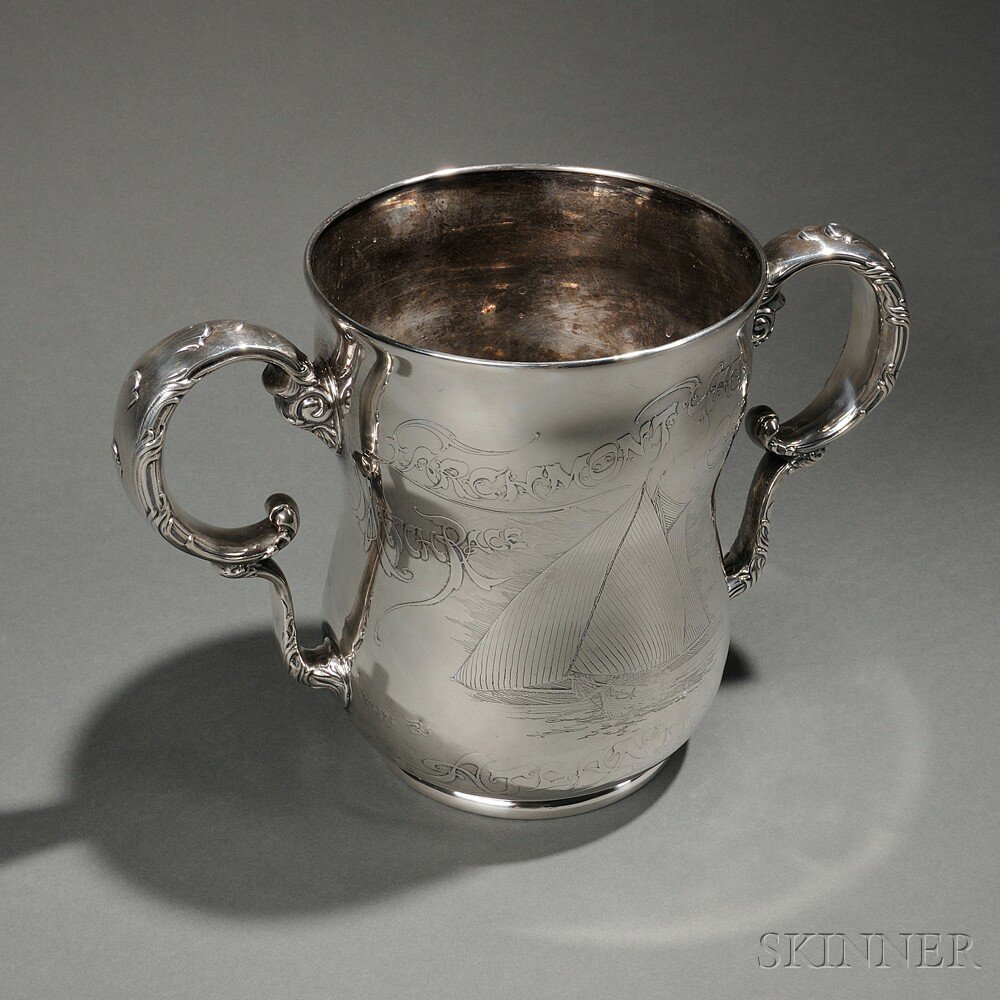 Appraisal: Whiting Sterling Silver Larchmont Yacht Club Trophy New York c