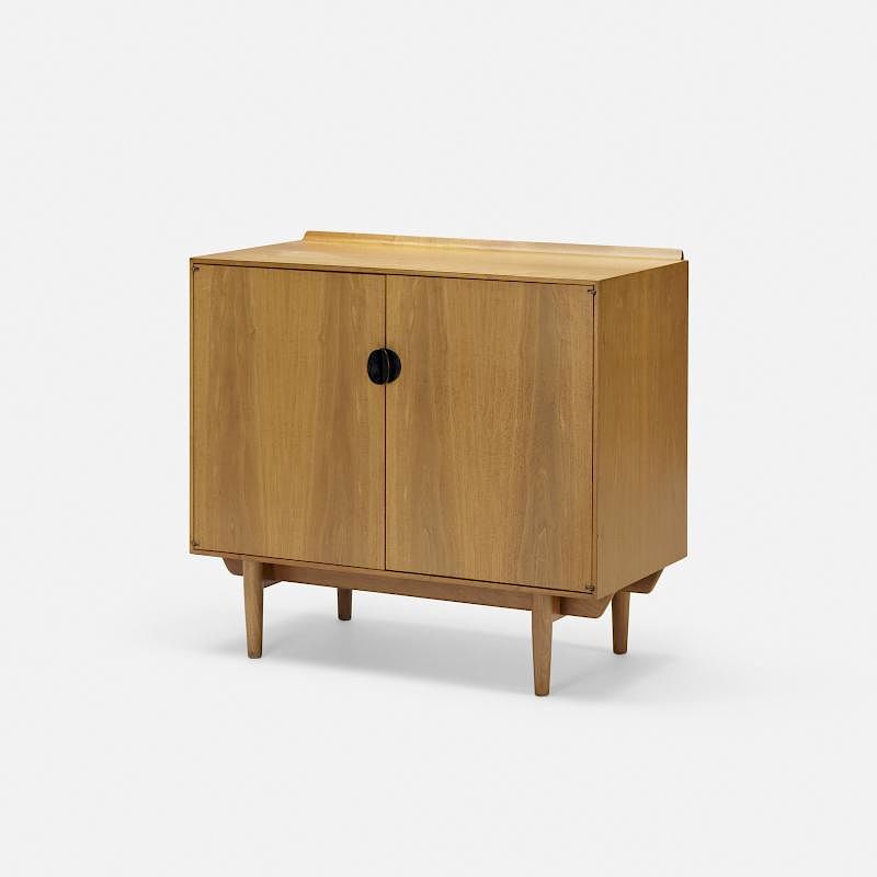 Appraisal: Finn Juhl cabinet Finn Juhl cabinet Baker Denmark USA c